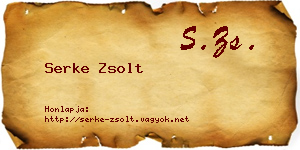 Serke Zsolt névjegykártya